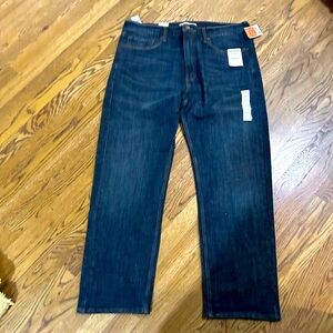 Mens Levi signature blue jeans- nwt - size 38x30 - regular fit